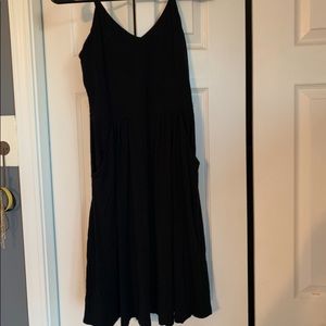 Black dress with pockets